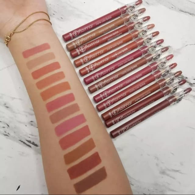 Matte lip pencil set of 6 pcs nude shades