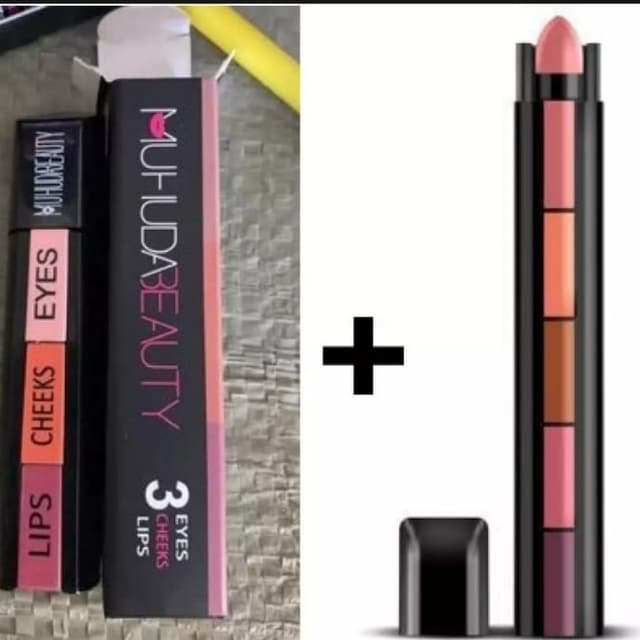 Deal of 2-5 in 1 pen lipsticks and 3 in 1 makeup stick of eyeshadow ,blush 