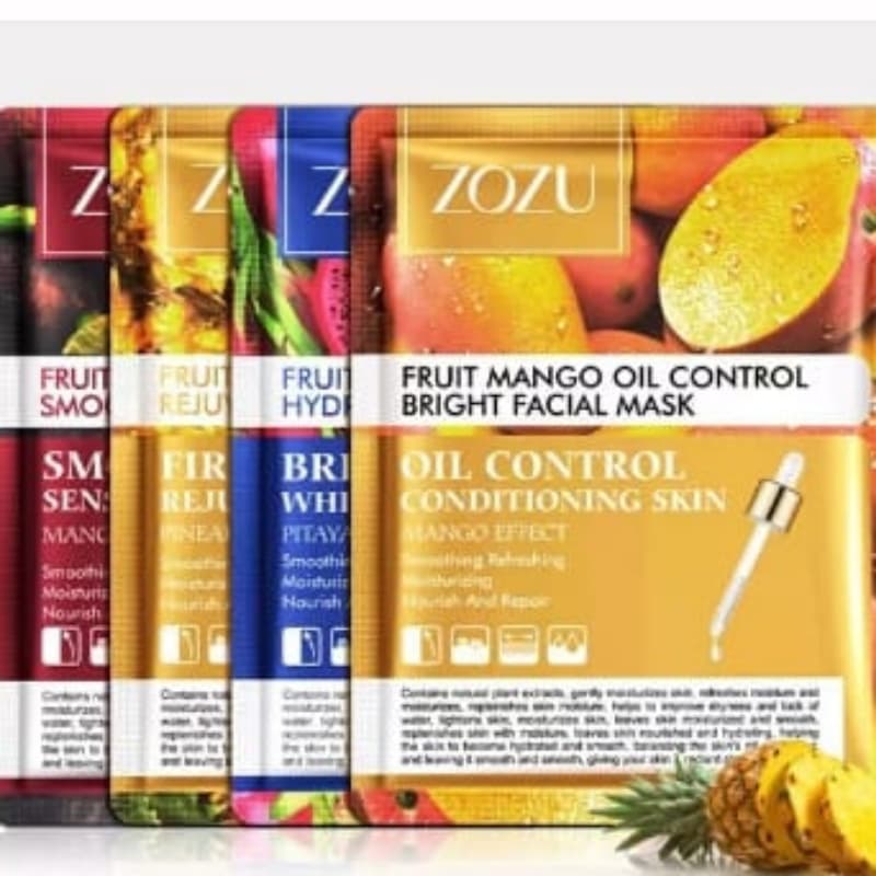 ZOZU fruit sheet mask skin care Korean facial mask