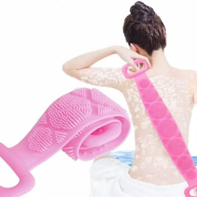 Silicon bath belt body brush massager