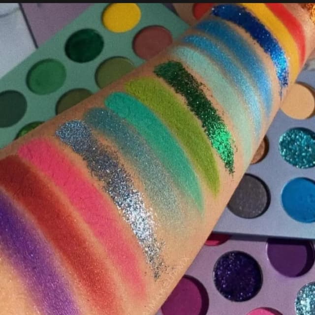 Beauty glazed 60 colors pearlescent matte eyeshadow eye cosmetic makeup pal