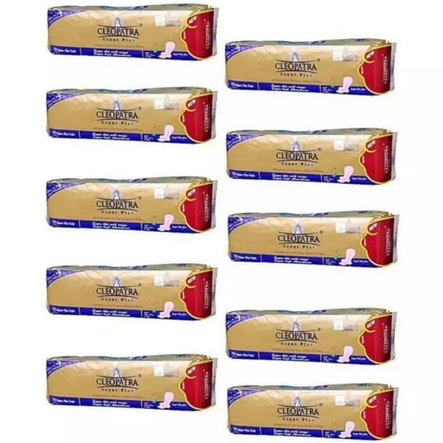 Cleopatra pads for girls pack of 10