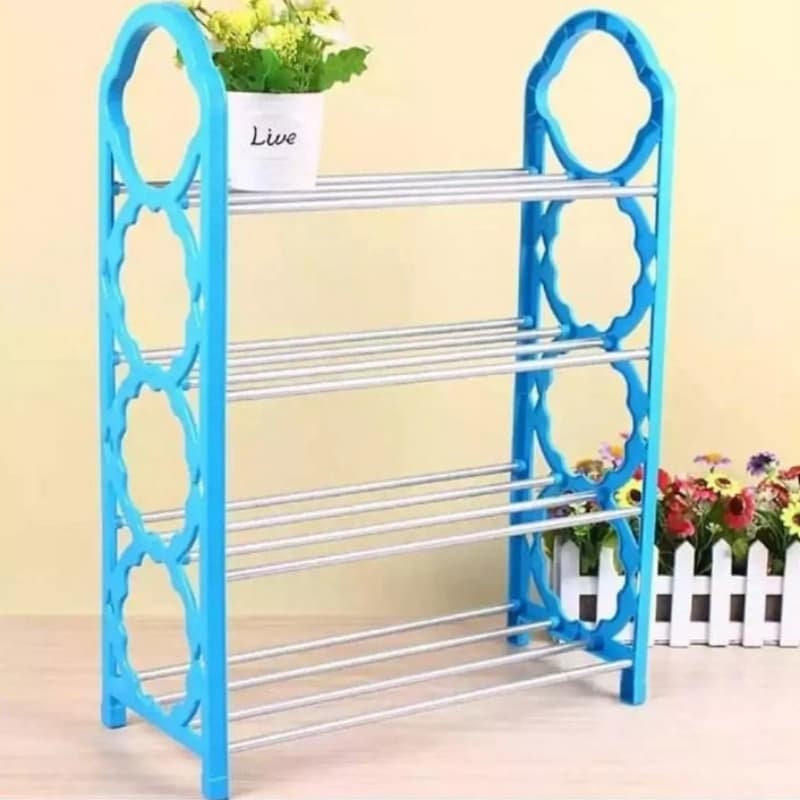 The drawing room store able shoe rack 4 layers shoe stand