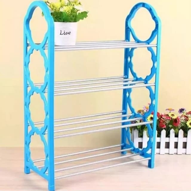 The drawing room store able shoe rack 4 layers shoe stand