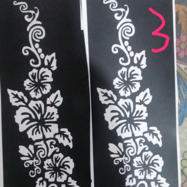 Mehndi sticker 3